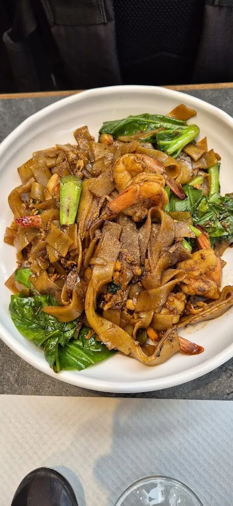 Pad Thai Aux Crevettes Roses